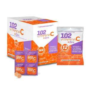 102 Vitamina C 500mg +zinc Masticables