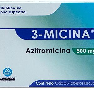 3-micina Tab. 500 Mg X 5 (azitromicina)
